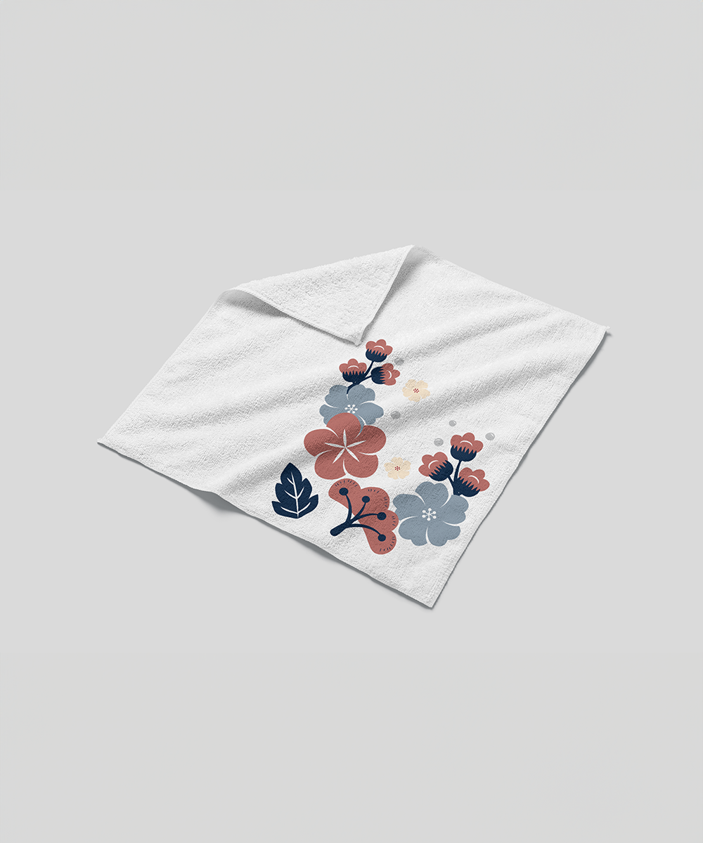 Nool & Co. Soft Printed Everyday Comfort Face Towel