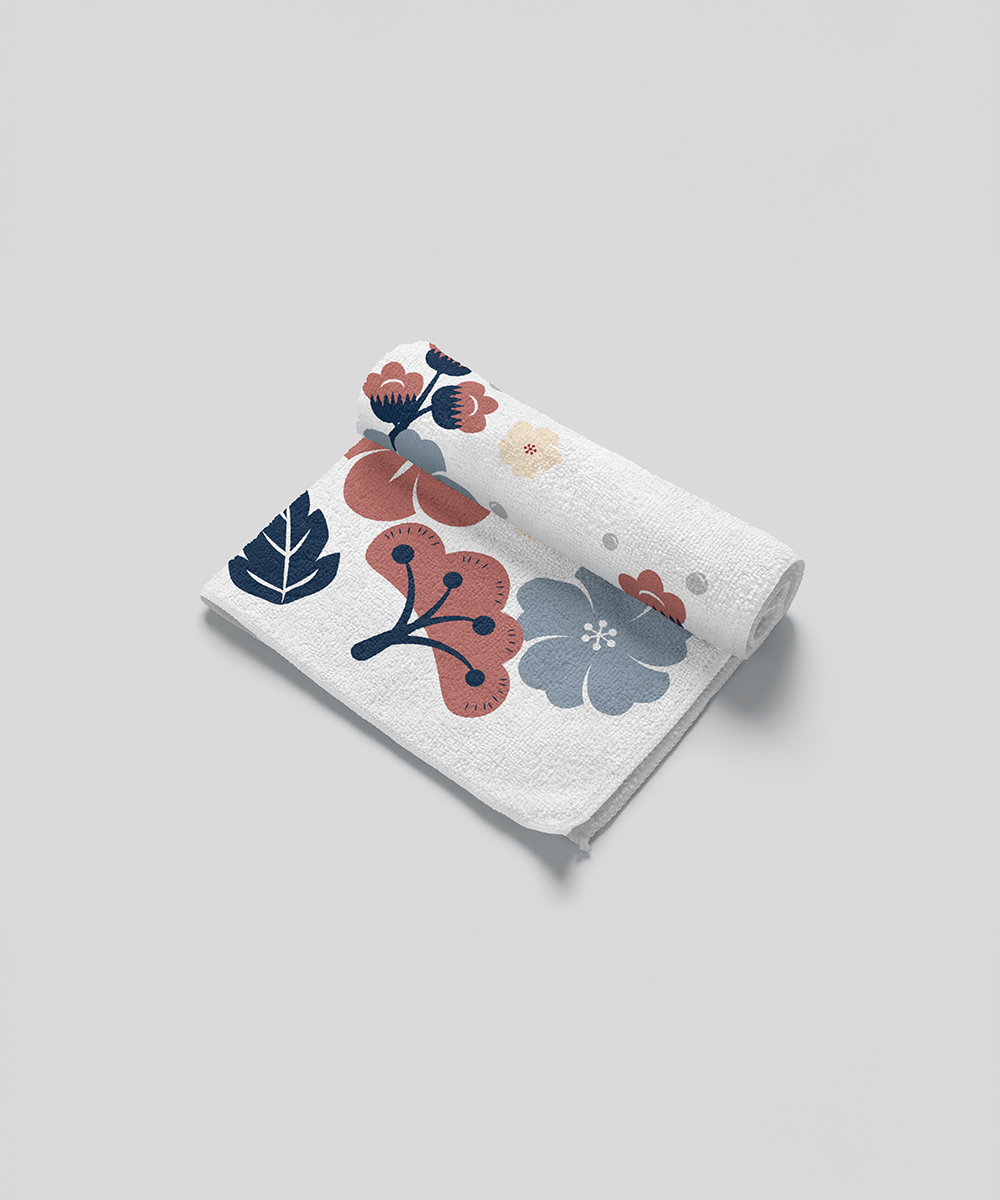 Nool & Co. Soft Printed Everyday Comfort Face Towel - Image 4
