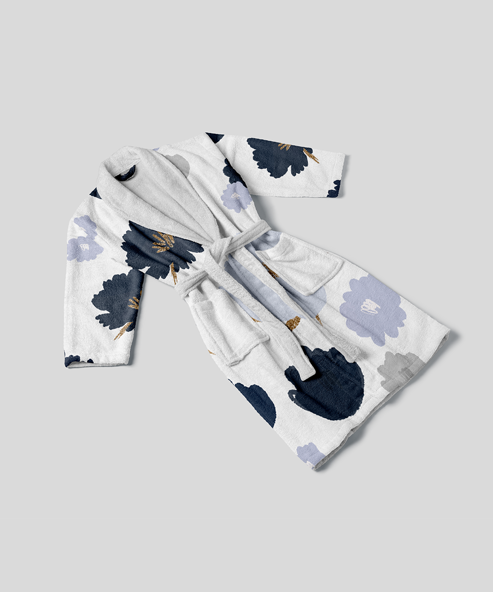 Nool & Co. Everyday Cotton Printed Bathrobe - Image 3