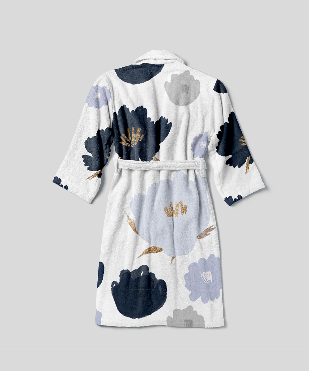 Nool & Co. Everyday Cotton Printed Bathrobe - Image 2