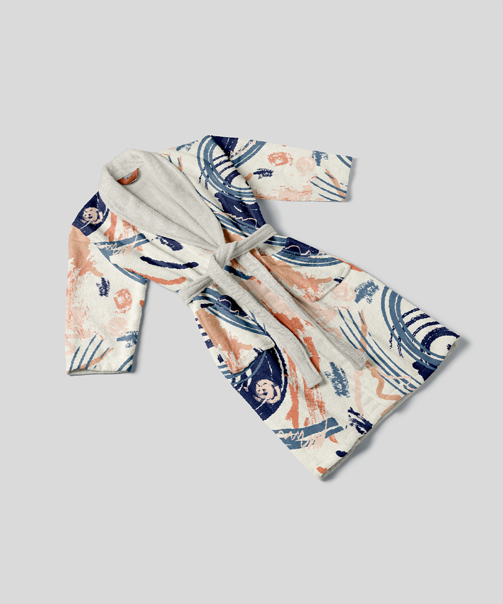 Nool & Co. Everyday Cotton Printed Bathrobe - Image 3