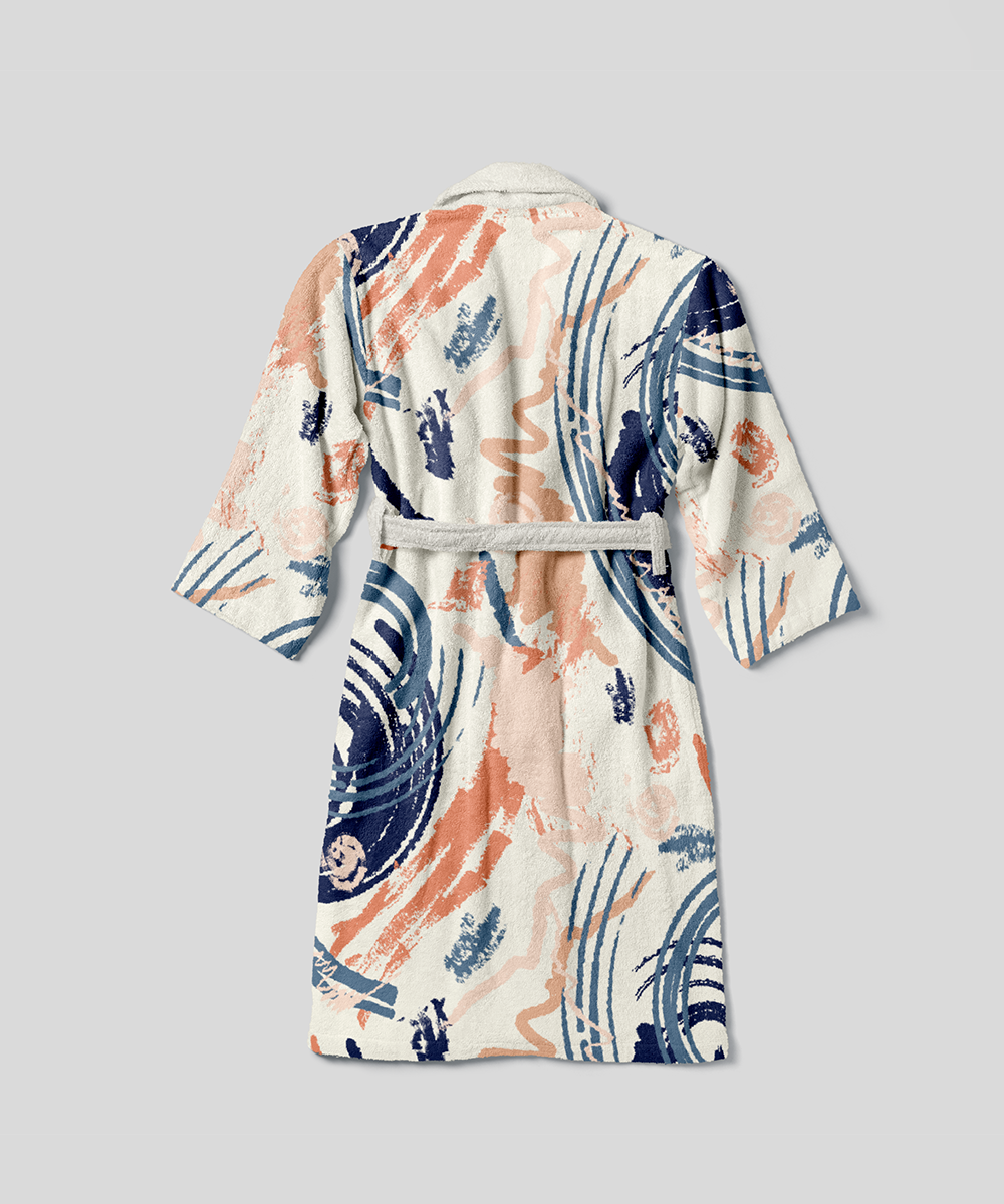 Nool & Co. Everyday Cotton Printed Bathrobe - Image 4